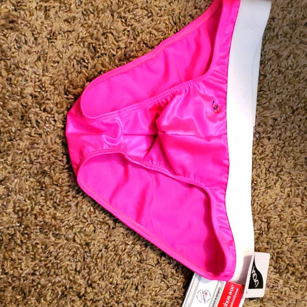 Joe snyder pink bikini bottoms pink size large